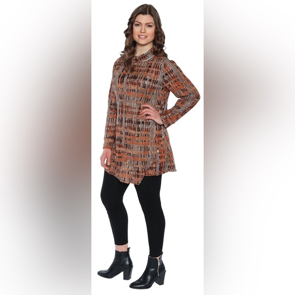 PAPA Vancouver Women's Multicolor Tunic Top - Picture 2 of 8